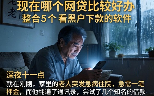 现在哪个网贷比较好办，整合5个不看黑户下款的软件