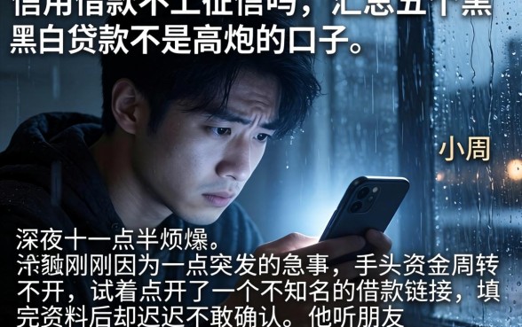 信用借款不上征信吗，汇总五个黑白贷款不是高炮的口子