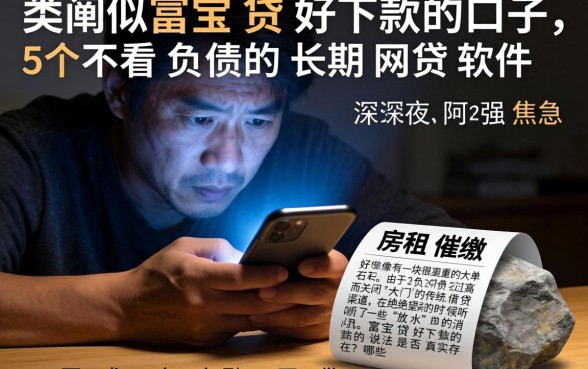 类似富宝贷好下款的口子,详细阐述5个不看负债的长期网贷软件