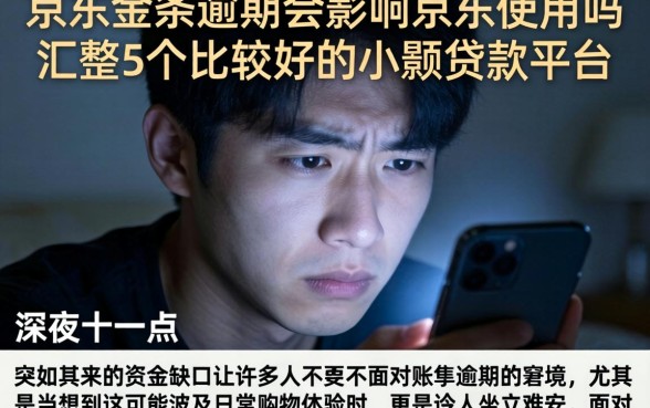 京东金条逾期会影响京东使用吗,汇整5个比较好的小额贷款平台