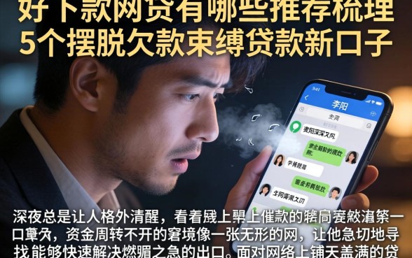 好下款的网贷有哪些推荐，梳理5个摆脱欠款束缚贷款新口子