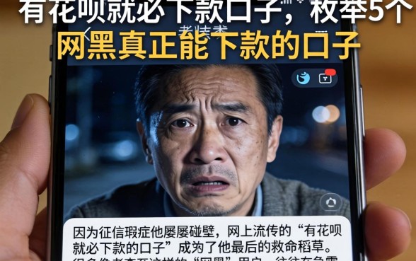 有花呗就必下款的口子，枚举5个网黑真正能下款的口子