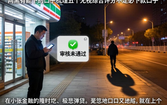 网黑有能下的口子，梳理五个无视综合评分不足必下款口子