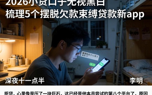 2026小贷口子无视黑白，梳理5个摆脱欠款束缚贷款新app