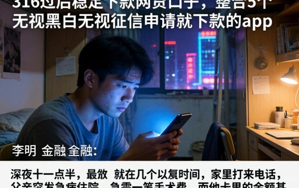 316过后稳定下款的网贷口子，整合5个无视黑白无视征信申请就下款的app