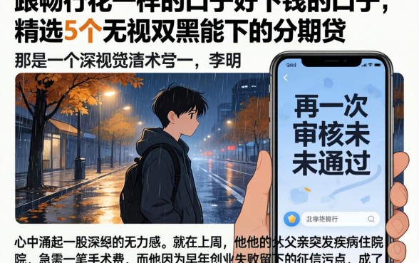 跟畅行花一样的口子好下钱的口子，精选5个无视双黑能下的分期贷
