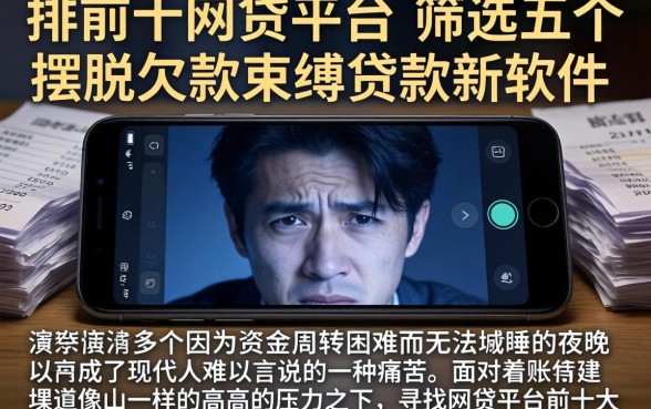 排前十的网贷平台，筛选五个摆脱欠款束缚贷款新软件