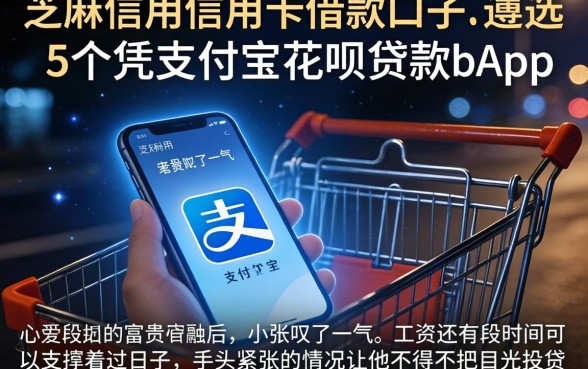 芝麻信用信用卡借款口子，遴选5个凭支付宝花呗贷款的app