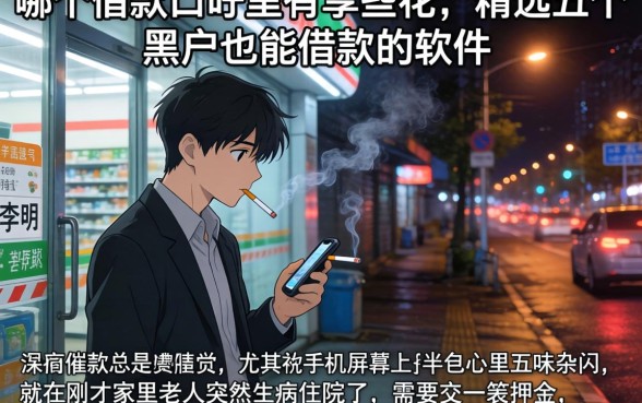 哪个借款口子里有享些花，精选五个黑户也能借款的软件