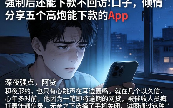 强制后还能下款不回访的口子，倾情分享五个高炮能下款的app