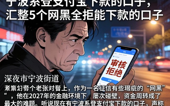 宁波系登支付宝下款的口子，汇整5个网黑全拒能下款的口子