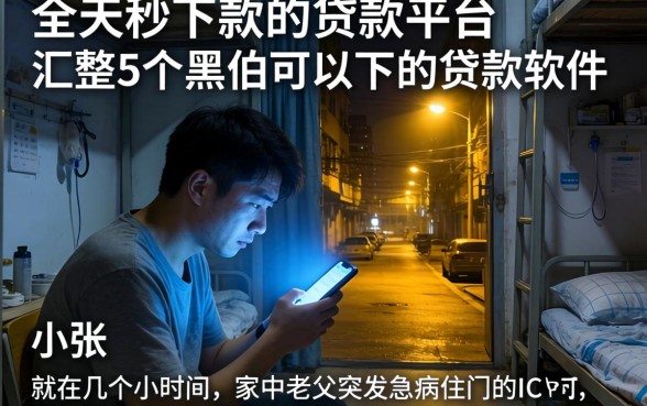 全天秒下款的贷款平台，汇整5个黑户可以下的贷款软件