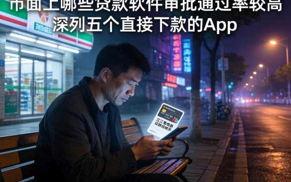市面上哪些贷款软件审批通过率较高，胪列五个直接下款的app