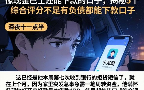 像现金巴士还能下款的口子，揭秘5个综合评分不足有负债都能下款口子