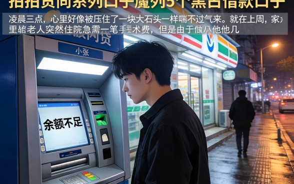 拍拍贷同系列口子，胪列5个黑户借款口子