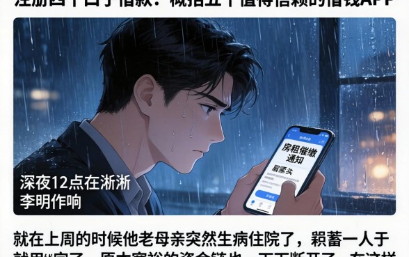 注册四个口子借款,概括五个值得信赖的借钱app