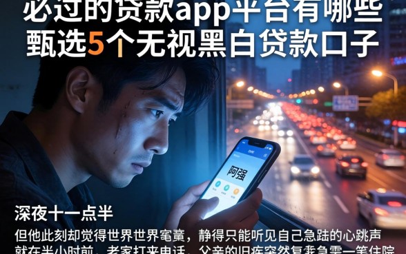 必过的贷款app平台有哪些，甄选5个无视黑白贷款口子
