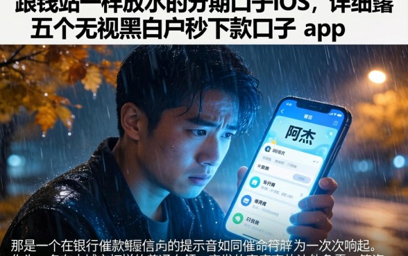 跟钱站一样放水的分期口子iOS，详尽说明五个无视黑白户秒下款口子app