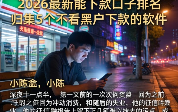 2026最新能下款的口子排名,归集5个不看黑户下款的软件