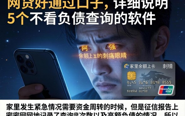 网贷好通过的口子，详尽说明5个不看负债查询的软件