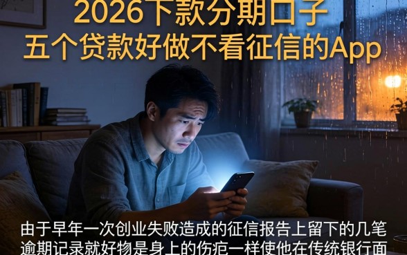 2026下款的分期口子，概括五个贷款好做不看征信的app