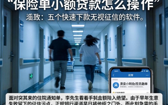 保险单小额贷款怎么操作，细致阐述五个快速下款无视征信的软件