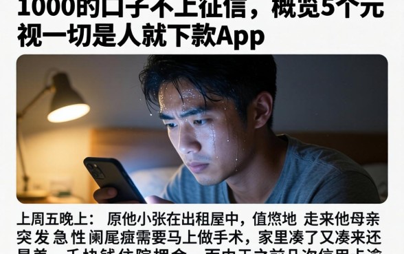 1000的口子不上征信，概览5个无视一切是人就下款app