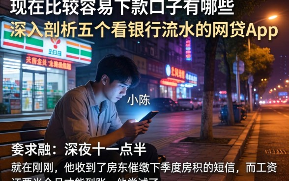 现在比较容易下款的口子有哪些，深入剖析五个看银行流水的网贷app