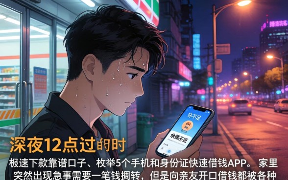 极速下款的靠谱口子，枚举5个手机和身份证快速借钱app