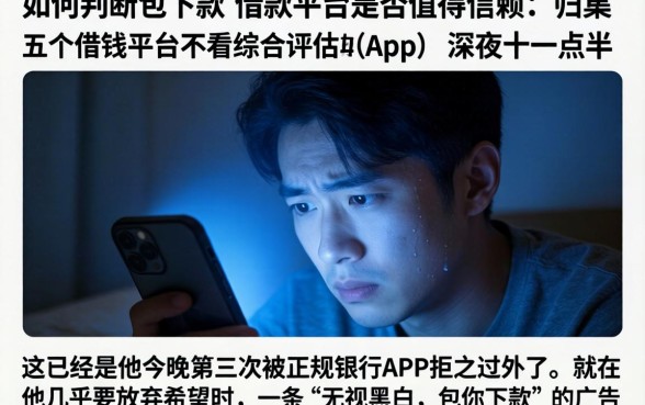 如何判断包下款的借款平台是否值得信赖，归集五个借钱平台不看综合评估的app