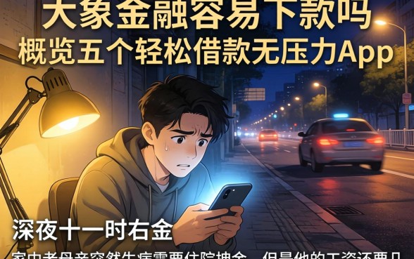大象金融容易下款吗，概览五个轻松借款无压力app
