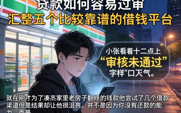 贷款如何容易过审，汇整五个比较靠谱的借钱平台