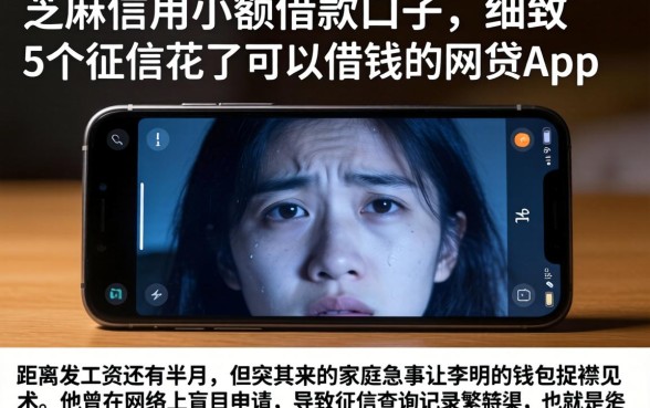 芝麻信用小额借款口子，细致阐述5个征信花了可以借钱的网贷app