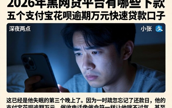 2026年黑网贷平台有哪些下款，详细阐述五个支付宝花呗逾期万元快速贷款口子