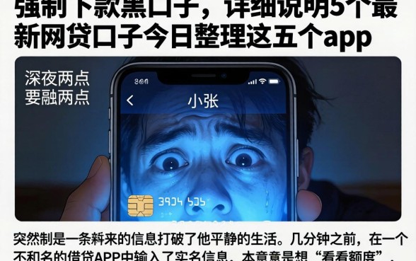 强制下款的黑口子，详尽说明5个最新网贷口子今日整理这五个app