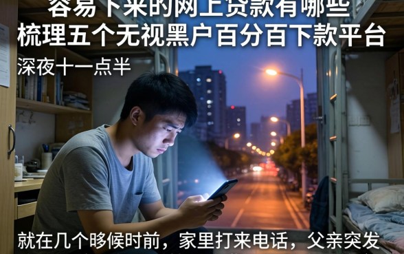 容易下来的网上贷款有哪些，梳理五个无视黑户百分百下款平台