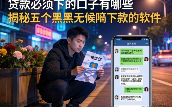 贷款必须下的口子有哪些，揭秘五个黑户无条件下款的软件
