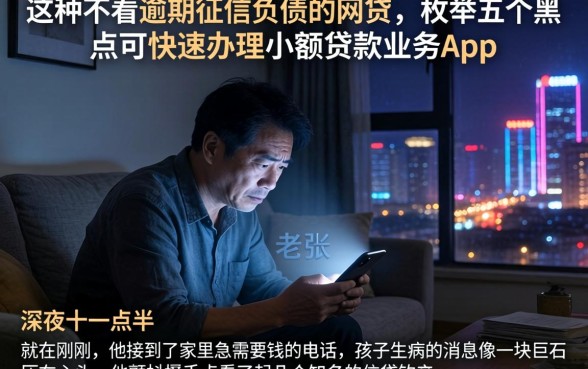这种不看逾期征信负债的网贷，枚举五个黑户可快速办理小额贷款业务的app