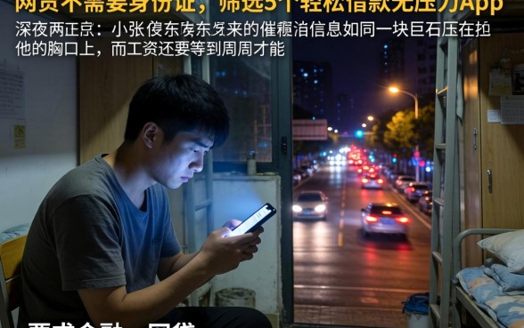 网贷不需要身份证，筛选5个轻松借款无压力app