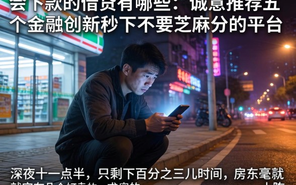会下款的借贷有哪些，诚意推荐五个金融创新秒下不要芝麻分的平台