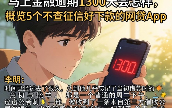 马上金融逾期1300天会怎样，概览5个不查征信好下款的网贷app