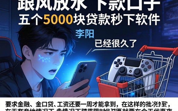 跟风放水的下款口子，概括五个5000块贷款秒下软件