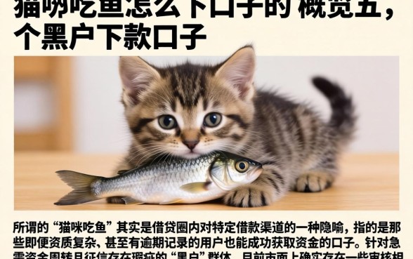 猫咪吃鱼怎么下口子的，概览五个黑户下款口子