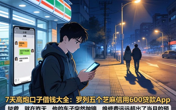 7天高炮口子借钱大全，罗列五个芝麻信用600贷款app