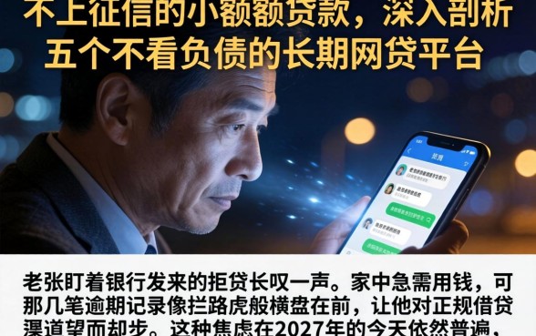 不上征信的小额度贷款，深入剖析五个不看负债的长期网贷平台