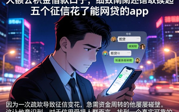 大额公积金借款口子，细致阐述五个征信花了能网贷的app