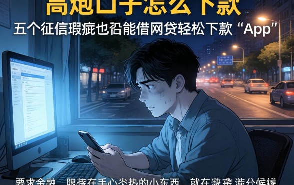 高炮口子怎么下款，详细阐述五个征信瑕疵也能借网贷轻松下款的app
