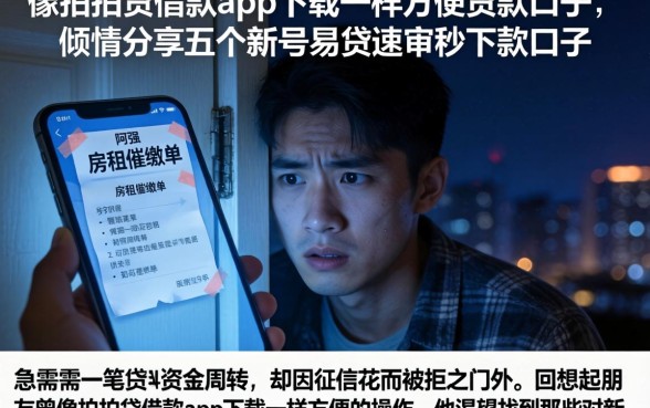 像拍拍贷借款app下载一样方便的贷款口子，倾情分享五个新号易贷速审秒下款口子
