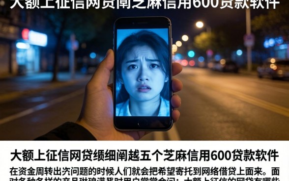 大额上征信的网贷，细致阐述五个芝麻信用600贷款软件