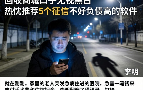 回收商城口子无视黑白,热忱推荐5个征信不好负债高的软件